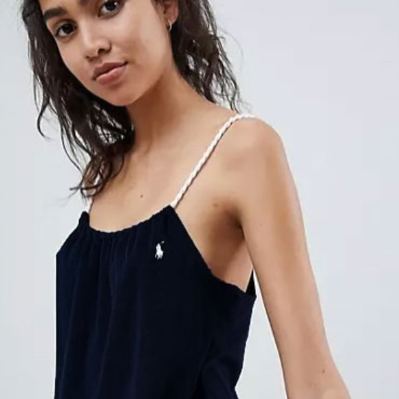 Polo Ralph Lauren Terry Drawstring Cover Up Dress - Picture 6 of 13